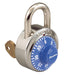 Master Lock 1525 General Security Combination Padlock with Key Control Feature and Colored Dial 1-7/8in (48mm) Wide-1525-Master Lock-Blue-1525BLU-LockPeople.com