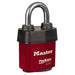 Master Lock 6121 ProSeries® Weather Tough® Laminated Steel Rekeyable Padlock 2-1/8in (54mm) Wide-Keyed-Master Lock-Red-Keyed Alike-6121KARED-LockPeople.com