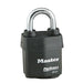 Master Lock 6121 ProSeries® Weather Tough® Laminated Steel Rekeyable Padlock 2-1/8in (54mm) Wide-Keyed-Master Lock-Black-Keyed Alike-6121KA-LockPeople.com