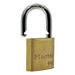 Master Lock 4140 V-Line Brass Padlock 1-1/2in (38mm) Wide-Keyed-Master Lock-LockPeople.com