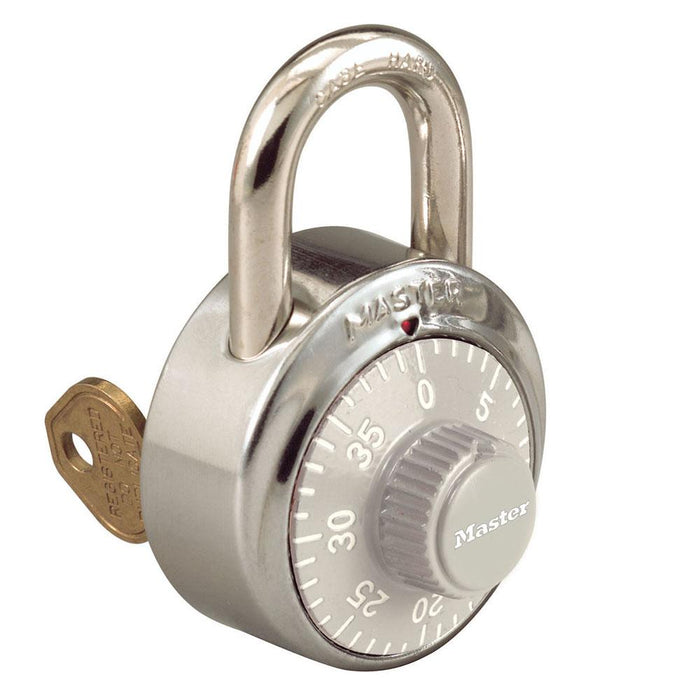 Master Lock 1525EZRC 1-7/8in (48mm) Simple Combos™ ADA Inspired Combination Padlock-Master Lock-Gray-1525EZRCGRY-LockPeople.com
