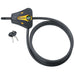 Master Lock 8419DPF 6ft (1.8m) Long x Diameter Python™ Adjustable Locking Cable; and Black 5/16in (8mm) Wide-Keyed-Master Lock-8419DPF-LockPeople.com