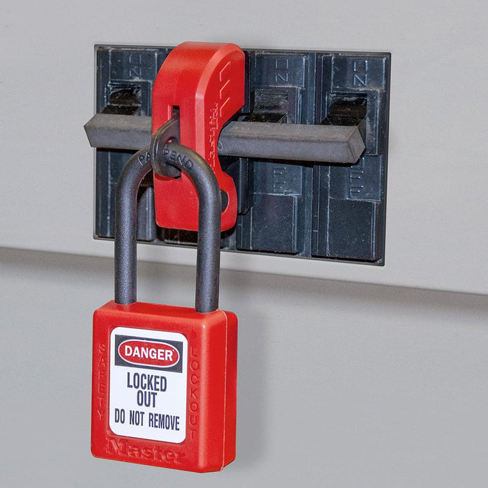 Master Lock S3821 Grip Tight™ Plus Circuit Breaker Lockout Device – Miniature Circuit Breakers (120/240 V)-Other Security Device-Master Lock-S3821-LockPeople.com