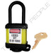 Master Lock 406COV Padlock with Plastic Cover 1-1/2in (38mm) wide-Master Lock-Master Keyed-Yellow-406MKYLWCOV-LockPeople.com