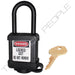 Master Lock 406COV Padlock with Plastic Cover 1-1/2in (38mm) wide-Master Lock-Keyed Different-Black-406BLKCOV-LockPeople.com