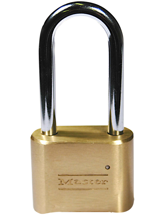 Master Lock 175LH 2 in (51mm) Wide Resettable Combination Brass Padlock with 2-1/4in (57mm) Shackle-Combination-Master Lock-175LH-LockPeople.com