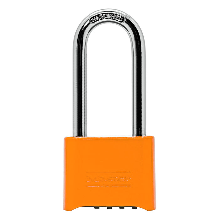 Master Lock 175LH 2 in (51mm) Wide Resettable Combination Brass Padlock with 2-1/4in (57mm) Shackle