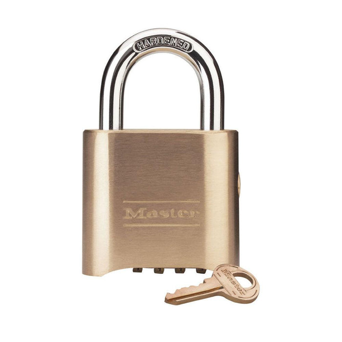 Master Lock 1525 General Security Combination Padlock with Key Control —