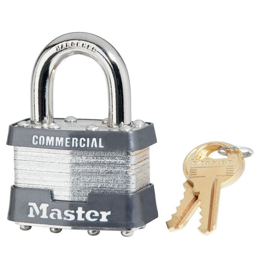 Master Lock 21 Laminated Steel Rekeyable Padlock 1-3/4in (44mm) Wide-Keyed-Master Lock-LockPeople.com