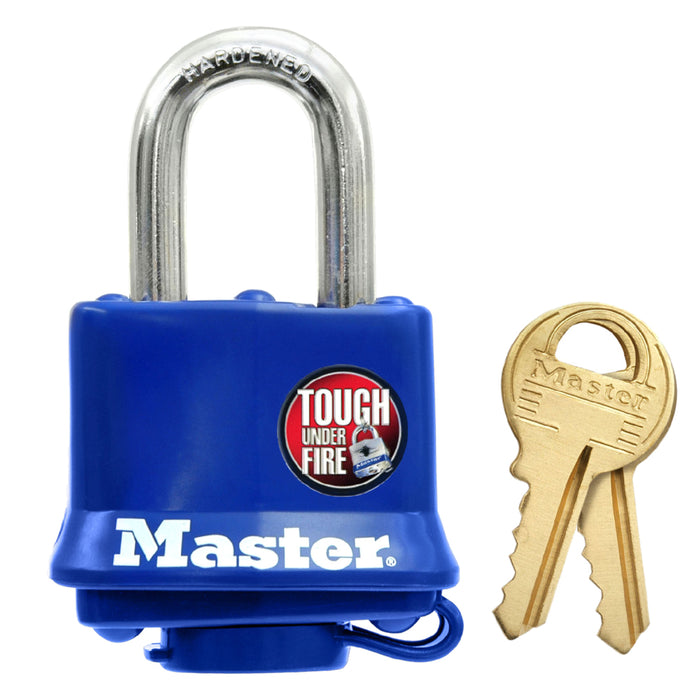 Master Lock 312 Laminated Steel Padlock 1-9/16in (40mm) wide-Keyed-Master Lock-Master Keyed-3/4in-312MK-LockPeople.com