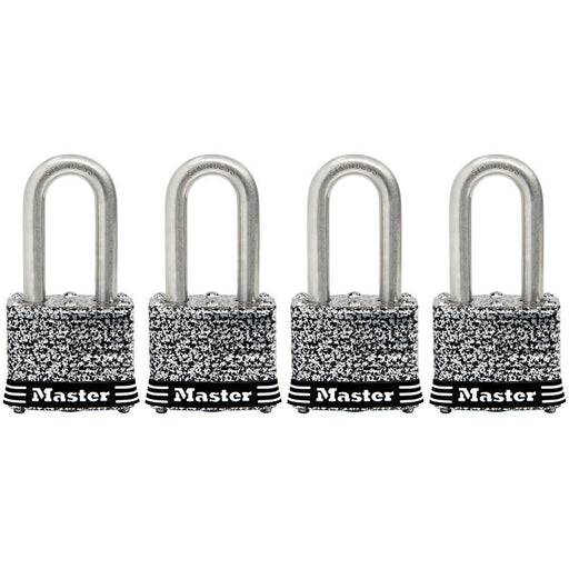 Master Lock 105D Wide Warded Padlock, 1-1/8-inch, Steel,Silver