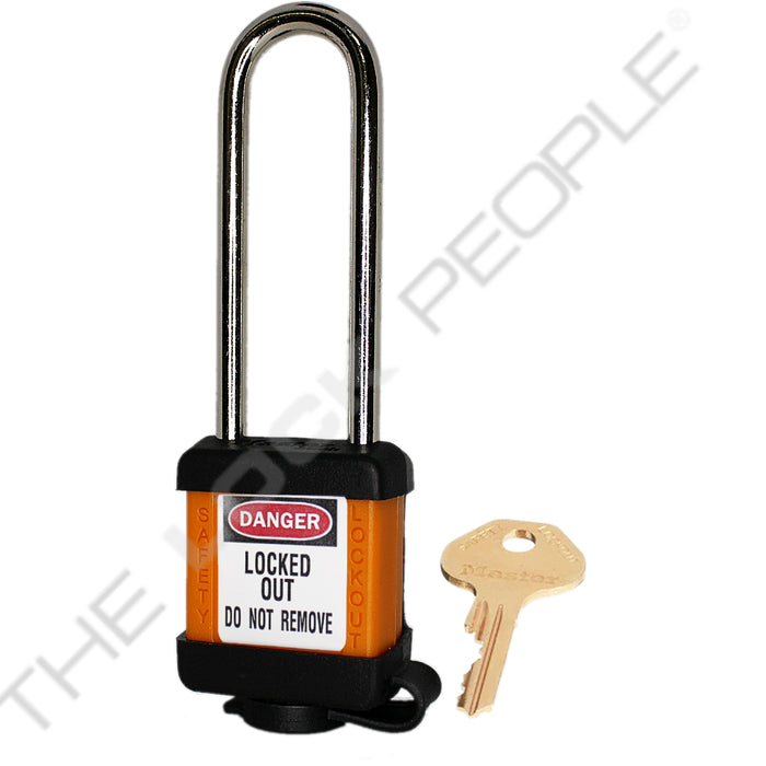 Master Lock 410COV Padlock with Plastic Cover 1-1/2in (38mm) wide-Master Lock-Keyed Different-3in-410LTORJCOV-LockPeople.com