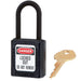 Master Lock 406 Dielectric Zenex™ Thermoplastic Safety Padlock, 1-1/2in (38mm) Wide with 1-1/2in (38mm) Tall Nylon Shackle-Keyed-Master Lock-Black-Keyed Alike-406KABLK-LockPeople.com