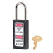 Master Lock 411 Zenex™ Thermoplastic Safety Padlock, 1-1/2in (38mm) Wide with 1-1/2in (38mm) Tall Shackle-Keyed-Master Lock-Black-Keyed Alike-411KABLK-LockPeople.com