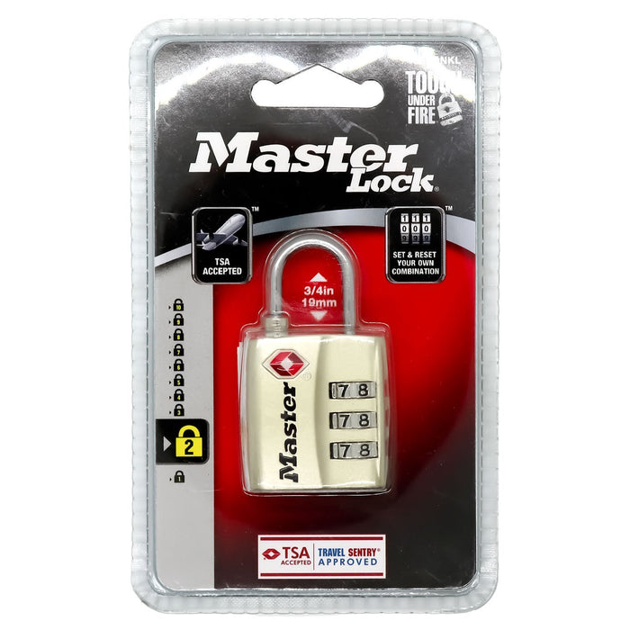 Master Lock Set Your Own Combination Luggage Lock - 2 pack - Assorted -  4684T