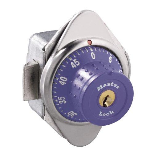 Master Lock 1652MD Built-In Combination Lock with Green Metal Dial Single Point Latch Lockers - Hinged on Right-Master Lock-Purple-1652MDPRP-LockPeople.com