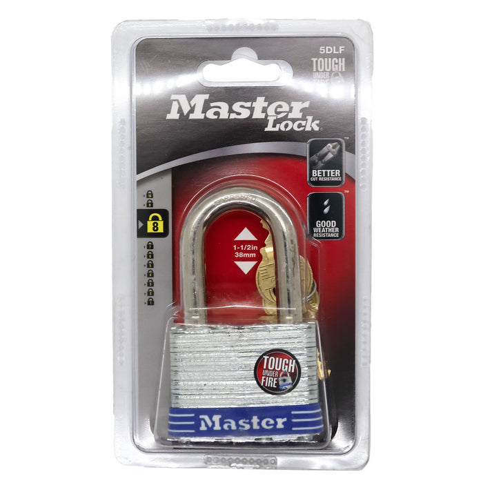 Master Lock 5DLF Laminated Steel Padlock 2in (51mm) Wide-Keyed-Master Lock-5DLF-LockPeople.com