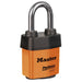 Master Lock 6121 ProSeries® Weather Tough® Laminated Steel Rekeyable Padlock 2-1/8in (54mm) Wide-Keyed-Master Lock-Orange-Keyed Alike-6121KALFORJ-LockPeople.com