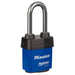 Master Lock 6121 ProSeries® Weather Tough® Laminated Steel Rekeyable Padlock 2-1/8in (54mm) Wide-Keyed-Master Lock-Blue-Keyed Alike-6121KALJBLU-LockPeople.com