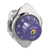 Master Lock 1654MD Built-In Combination Lock with Metal Dial for Horizontal Latch Box Lockers - Hinged on Right-Master Lock-Purple-1654MDPRP-LockPeople.com