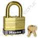 Master Lock 2B Laminated Brass Padlock with Brass Shackle 1-3/4in (44mm) wide-Master Lock-Keyed Alike-15/16in-2KABBLK-LockPeople.com