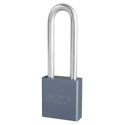 American Lock A12 1-3/4in (44mm) Solid Aluminum Padlock with 3in (76mm) Shackle-Keyed-American Lock-LockPeople.com