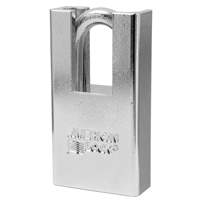 American Lock A5300 Shrouded Solid Steel Rekeyable Padlock 1-3/4in (44mm) Wide-Keyed-American Lock-LockPeople.com