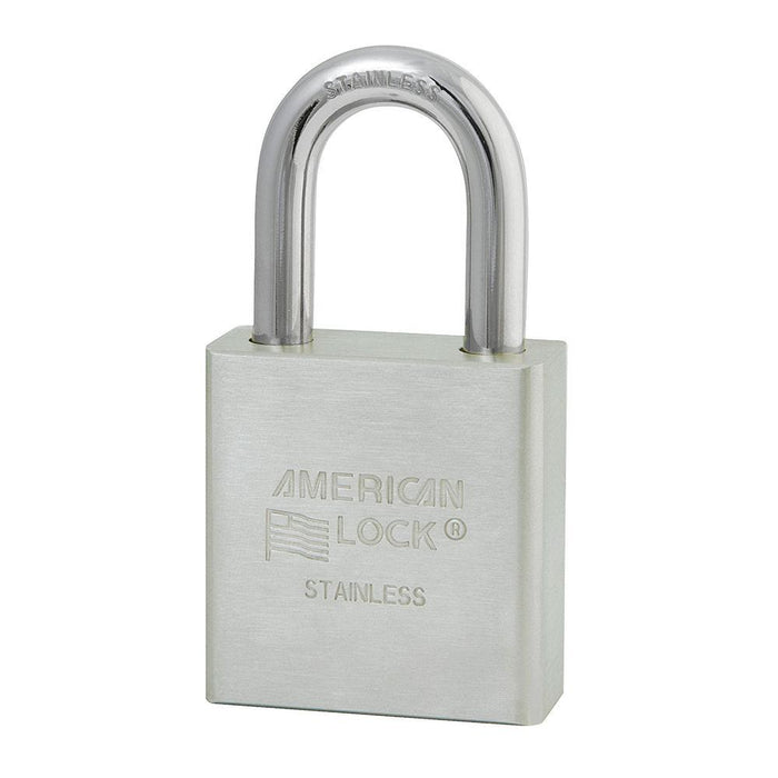 American Lock A5400 Solid Stainless Steel Padlock 1-3/4in (44mm) Wide-Keyed-American Lock-LockPeople.com