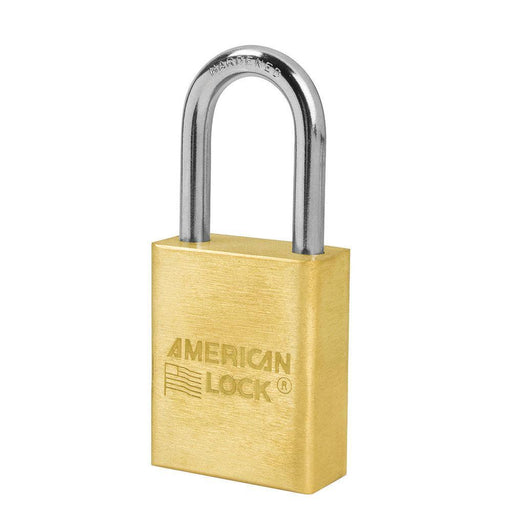 American Lock A5531 1-1/2in (51mm) Solid Brass Padlock with 1-1/2in (51mm) Shackle-Keyed-American Lock-LockPeople.com
