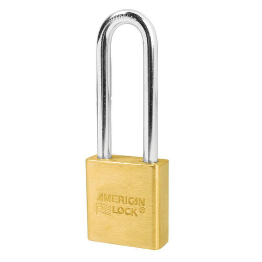 American Lock A5562 1-3/4in (44mm) Solid Brass Padlock with 3in (76mm)Shackle-Keyed-American Lock-Keyed Alike-A5562KA-LockPeople.com
