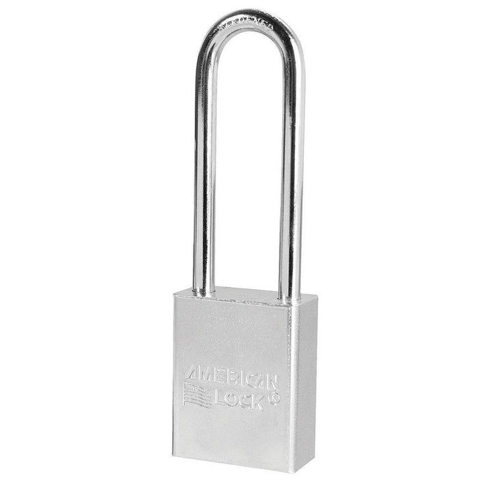 American Lock A6102 1-1/2in (38mm) Solid Steel Rekeyable 6-Padlock with 3in (76mm) Shackle-Keyed-American Lock-LockPeople.com