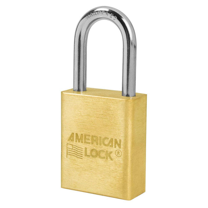 American Lock A6531 1-1/2in (51mm) Solid Brass 6-Padlock with 1-1/2in (51mm) Shackle-Keyed-American Lock-LockPeople.com