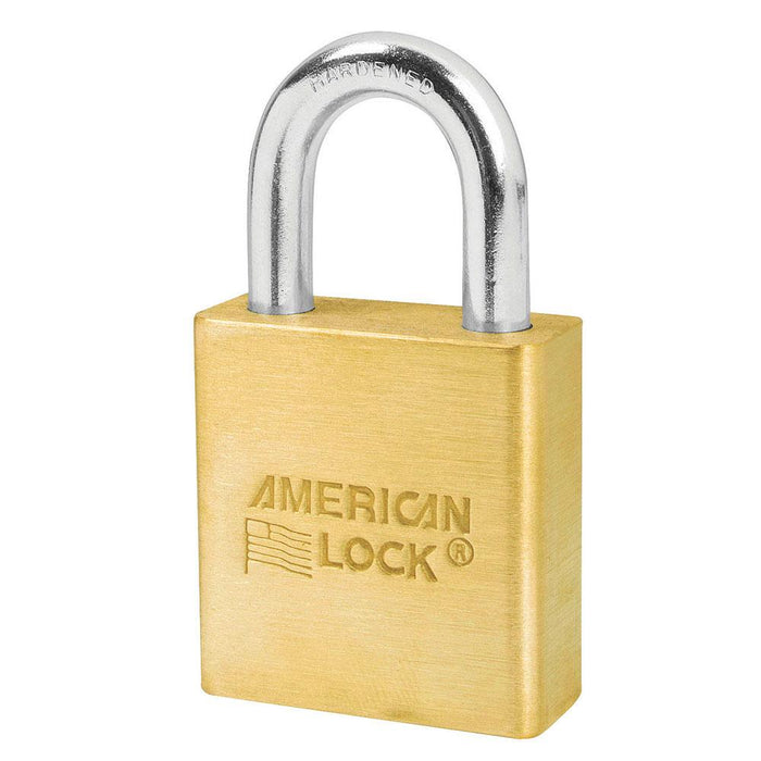 American Lock A6560 Solid Brass 6-Padlock 1-3/4in (44mm) Wide-Keyed-American Lock-LockPeople.com