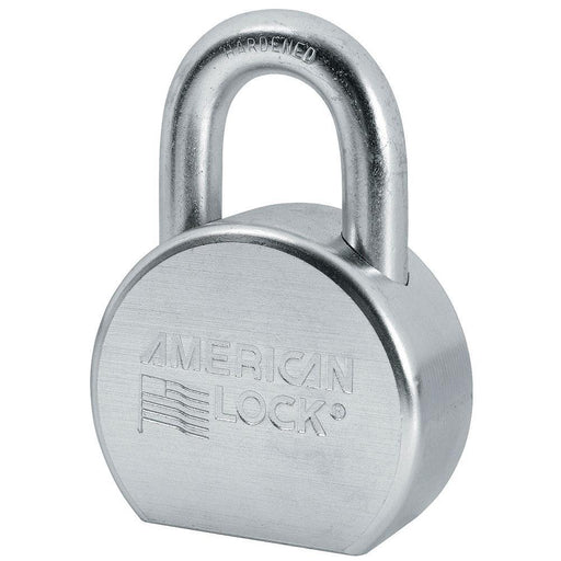 American Lock A702 Solid Steel Rekeyable Padlock, Zinc Plated 2-1/2in (64mm) Wide-Keyed-American Lock-LockPeople.com