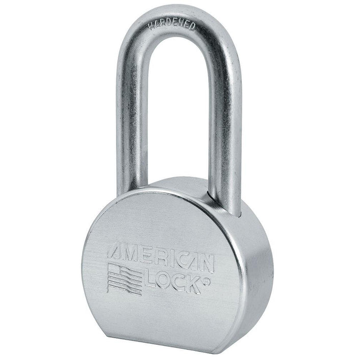 American Lock A703 2-1/2in (64mm) Solid Steel Rekeyable Padlock, Zinc Plated, with 2in (51mm) Shackle-Keyed-American Lock-LockPeople.com