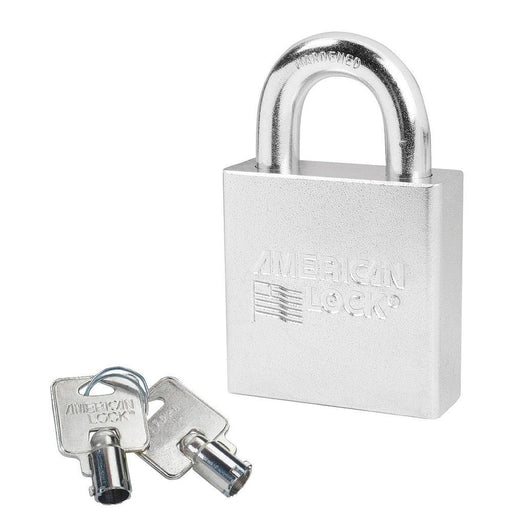 American Lock A7300 Solid Steel Rekeyable Tubular Cylinder Padlock 2-1/4in (57mm) Wide-Keyed-American Lock-LockPeople.com