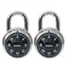 Master Lock 1500T Combination Dial Padlock; 2 Pack 1-7/8in (48mm) Wide-Combination-Master Lock-1500T-LockPeople.com