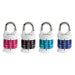 Master Lock 1535DWD Set Your Own WORD Combination Padlock; Assorted Colors 1-1/2in (38mm) Wide-Combination-Master Lock-1535DWD-LockPeople.com