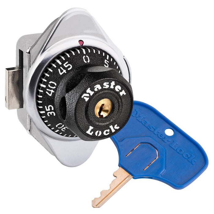 Master Lock 1636MKADA ADA Compliant Built-In Combination Lock with Metal Dial for Lift Handle Lockers - Hinged on Right-Combination-Master Lock-1636MKADA-LockPeople.com