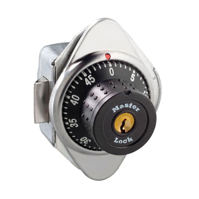 Master Lock 1654MD Built-In Combination Lock with Metal Dial for Horizontal Latch Box Lockers - Hinged on Right-Master Lock-Black-1654MD-LockPeople.com