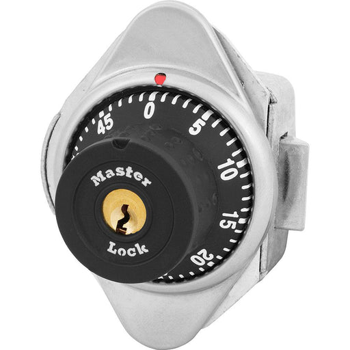 Master Lock 1655MD Built-In Combination Lock with Metal Dial for Horizontal Latch Box Lockers - Hinged on Left-Master Lock-Black-1655MD-LockPeople.com
