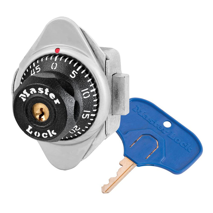 Master Lock 1677MKADA ADA Compliant Built-In Combination Lock with Metal Dial for Lift Handle and Single Point Horizontal Latch Lockers - Hinged on Left-Combination-Master Lock-1677MKADA-LockPeople.com