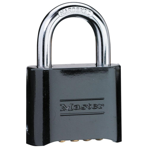 Master Lock 178D Set Your Own Combination Solid Body Padlock; Black 2in (51mm) Wide-Combination-Master Lock-178D-LockPeople.com
