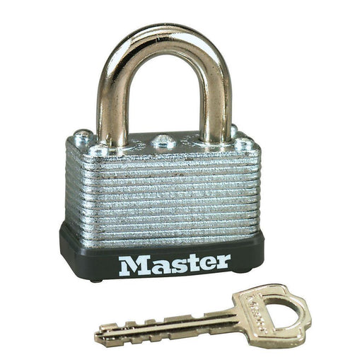 Master Lock 22D Laminated Steel Warded Padlock 1-1/2in (38mm) Wide-Keyed-Master Lock-22D-LockPeople.com