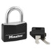 Master Lock 141D Covered Solid Body Padlock 1-9/16in (40mm) Wide-Keyed-Master Lock-141D-LockPeople.com