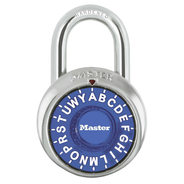 Master Lock 1573 1-7/8in (48mm) General Security Combination Padlock-Master Lock-Blue-1573BLU-LockPeople.com