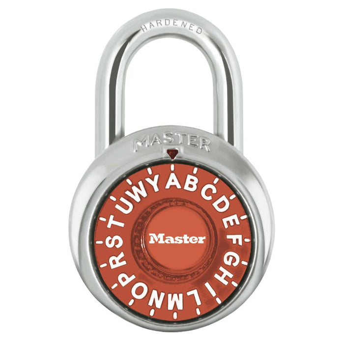 Master Lock 1573 1-7/8in (48mm) General Security Combination Padlock-Master Lock-Orange-1573ORJ-LockPeople.com