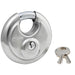Master Lock 40DPF Stainless Steel Discus Padlock with Shrouded Shackle 2-3/4in (70mm) Wide-Keyed-MasterLocks.com-LockPeople.com