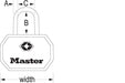 Master Lock 4681T Solid Metal TSA-Accepted Luggage Lock; Black; 2 Pack 1-1/4in (32mm) Wide-Keyed-Master Lock-4681TBLK-LockPeople.com