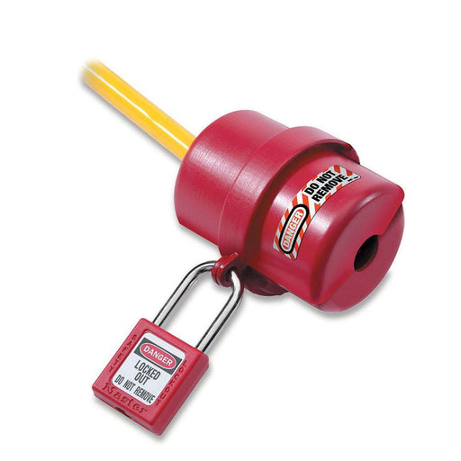 Master Lock 487 Rotating Electrical Plug Lockout, 110 and 220 Volt Plugs-Other Security Device-Master Lock-487-LockPeople.com